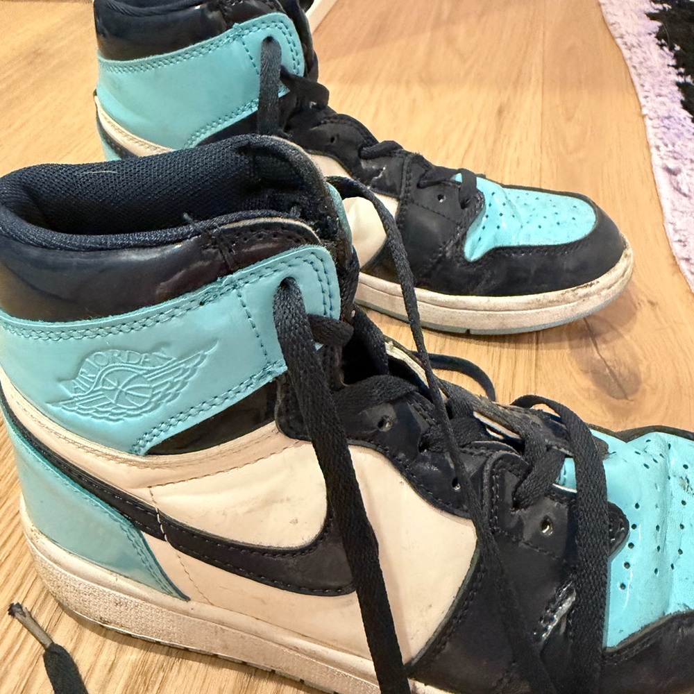 Jordan Kids High-Top Sneakers - Teal/Black/White